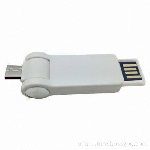 New Design OTG USB Flash Memory with 1 to 32GB Memory Capacity, Free Sample Customized Drives